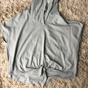 lululemon athletica Tops - Lululemon knot gonna fly hooded tee, sz 4 Nwot lululemon athletica Tops - Lululemon knot gonna fly hooded tee, sz 4 Nwot